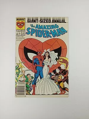 Buy Amazing Spider-Man Annual #21 Marvel Newsstand Wedding Issue Mid Grade Comic • 13.14£