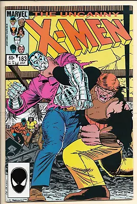 Buy Uncanny X-Men #183 VF/NM (1984) Colossus Vs The Juggernaut! John Romita Jr Cover • 7.13£