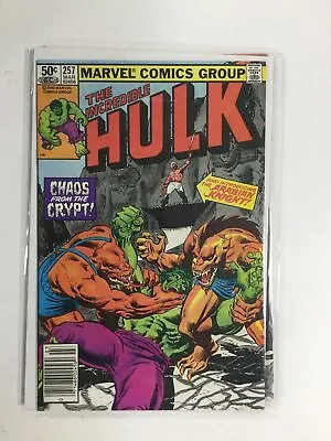 Buy The Incredible Hulk #257 (1981) FN5B121 FINE FN 6.0 • 3.94£