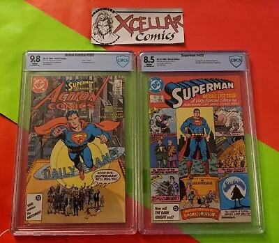 Buy Action Comics # 583, 9.8 CBCS. Superman # 423, 8.5 CBCS. Alan Moore. • 166.04£