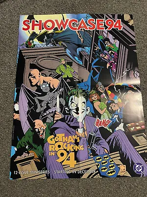 Buy Showcase 94 The Joker 1994 DC Comics Folded Promo Poster 22x16.5. VGC • 7.50£