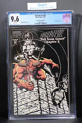 Buy Daredevil #321 CGC 9.6  Fall From Grace  Chapter 2 Glow-in-the-Dark Edition 1993 • 51.27£
