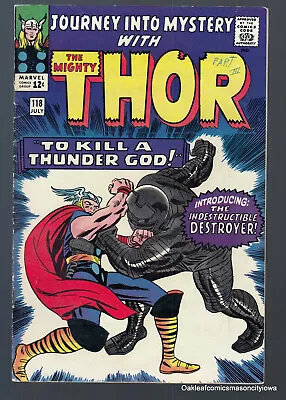 Buy Journey Into Mystery 118 Marvel 1965 VG-F Thor 1st Destroyer Stan Lee! KEY! MCU • 51.97£