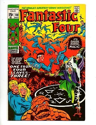 Buy Fantastic Four #110  Vf 8.0   Agatha Harkness  • 57.58£