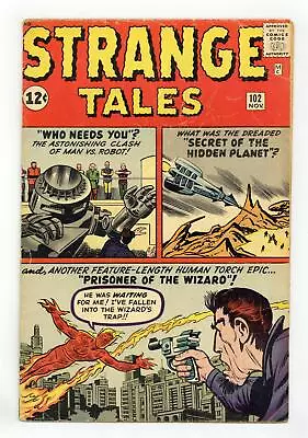Buy Strange Tales #102 GD 2.0 1962 • 110.69£