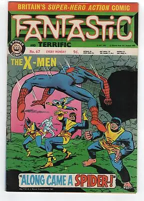 Buy 1967 Marvel X-men #35 1st Appearance Of The Changeling & Spider-man Key Rare Uk • 99.73£