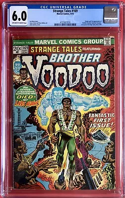 Buy Strange Tales #169 CGC 6.0 Origin 1st Appearance Of Brother Voodoo Marvel Comics • 299£