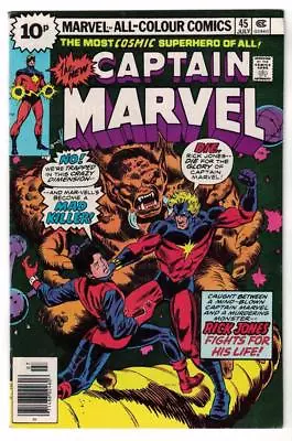 Buy Marvel Comics  CAPTAIN MARVEL 7.5 VFN- High 45 Avengers • 10.39£