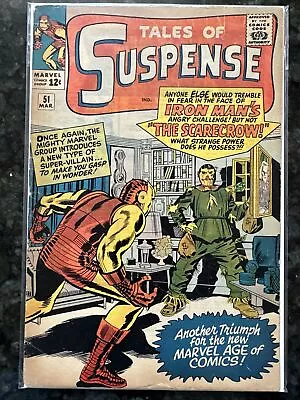 Buy Tales Of Suspense #51 1964 Key Marvel Comic Book 1st Appearance Of Scarecrow • 80.36£