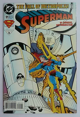 Buy Superman #91 - 1st Printing - DC Comics July 1994 VF+ 8.5 • 4.25£