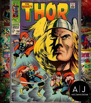 Buy Thor #158 VG- 3.5 Kirby Retells 1st & Origin Thor & Stone Men/Kronans • 11.04£