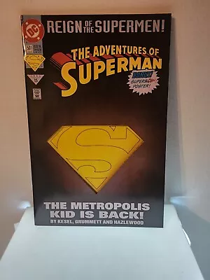 Buy DC The Adventures Of Superman #501  Reign Of The Supermen!  June 1993 Comic Book • 8£