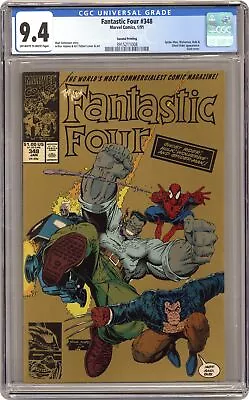 Buy Fantastic Four #348R Adams Gold Variant CGC 9.4 1991 3915211008 • 49.87£