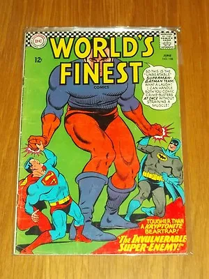 Buy World's Finest #158 Vg (4.0) Dc Comics Superman Batman June 1966 • 7.99£