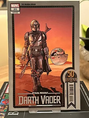 Buy Star Wars: Darth Vader Vol 1. #20 (2022) - Lucas Film 50th Ann Silver Variant • 2.25£