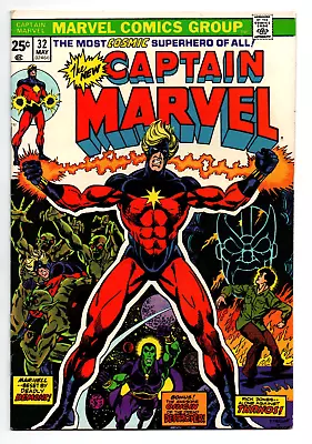 Buy Captain Marvel #32 - Drax - 1974 - VF/NM • 23.71£