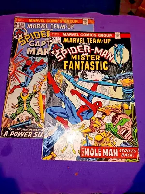 Buy MARVEL TEAM-UP  Featuring Spider-Man Mister Fantastic & Captain Marvel  #16, 17 • 17.48£