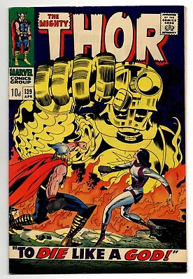 Buy Thor Vol 1 No 139 Apr 1967 (VFN) (8.0) Marvel, Silver Age (1956 - 1969) • 37.99£