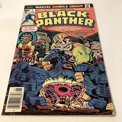 Buy Black Panther #1 ~ Low-Mid Grade ~ (Marvel Comics January 1977) Jack Kirby • 16.41£