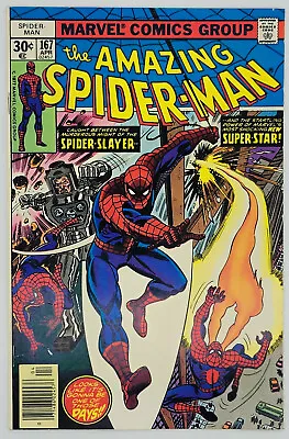 Buy The Amazing Spider-Man #167 1977 7.5-8.0 VF 1st Appear Will O' The Wisp; SSlayer • 11.87£