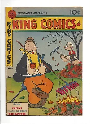 Buy King Comics #155 Starring; Popeye, Flash Gordon & Buz Sawyer 1949 Nice  • 35.58£