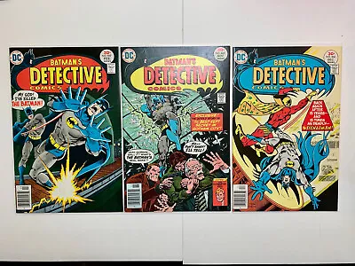 Buy Detective Comics Lot #’s 465,466,467 All NM BRONZE Age DC 1976 • 99.94£