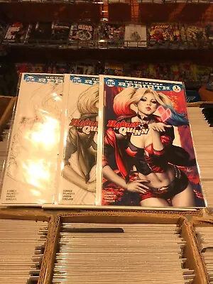 Buy DC Rebirth Harley Quinn #1 Stanley Artgerm Lau Variant Set • 60£
