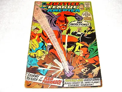 Buy Justice League Of America #64 (Aug 1968,DC),3.5-4.5 (VG), 1st Silver Red Tornado • 16.35£