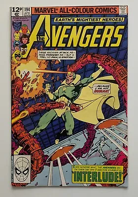 Buy Avengers #194 (Marvel 1980) FN+ Bronze Age Comic. • 7.12£