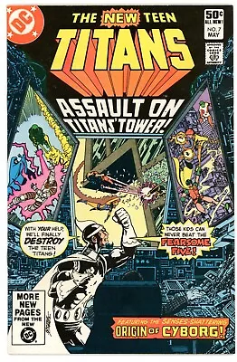 Buy New Teen Titans 7 NM 9.2 DC 1981 Bronze Age Cyborg Origin  • 15.98£