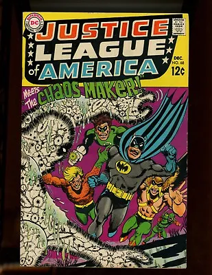 Buy Justice League Of America #68 - Dick Dillion Cover Art. (6.0) 1968 • 7£
