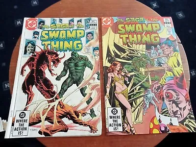 Buy The Saga Of The Swamp Thing #4 & #7 1982 Two Issue Lot • 2.50£