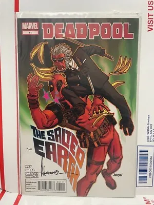 Buy Deadpool #61, Signed By Ale Garza, Dynamic Forces COA 8/20 • 19.77£