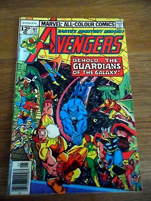 Buy Avengers 167  1st Meeting Guardians Of The Galaxy / PEREZ Art / Bagged &Boarded • 4.49£