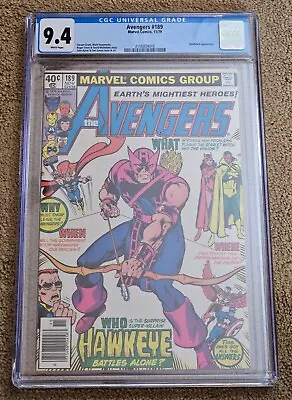 Buy Avengers #189 Cgc 9.4 John Byrne White Pages  Newsstand • 32.17£