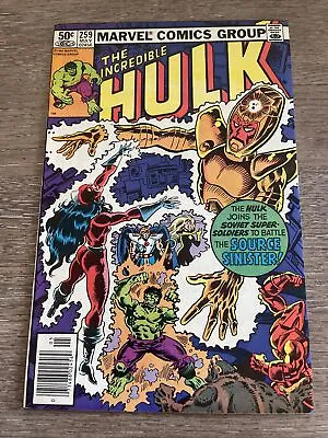 Buy Incredible Hulk #259 | Marvel 1981 | Origin Of Darkstar & Vanguard | High Grade • 7.09£