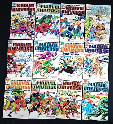 Buy Official Handbook Marvel Universe Deluxe Edition # 1 3 4 5 6 7 9 10 11 13 14 15 • 39.95£