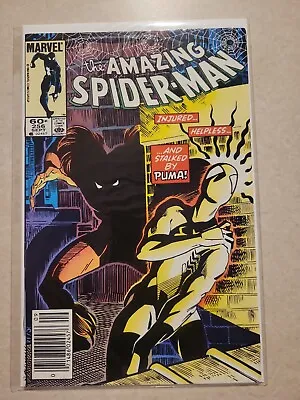 Buy Amazing Spider-Man #256 1st App. Of Puma, Thomas Fireheart 1984 • 11.87£