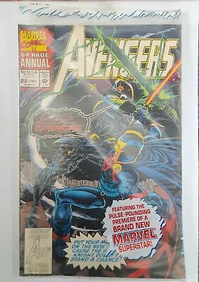 Buy 1993 Avengers Annual 22 VF/NM.First App.Bloodwright.W/cardMarvel • 17.13£