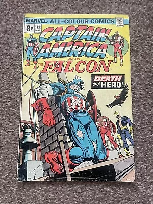 Buy CAPTAIN AMERICA And THE FALCON Vol. 1 #183 Bronze Age 1975 Marvel Comic • 0.99£