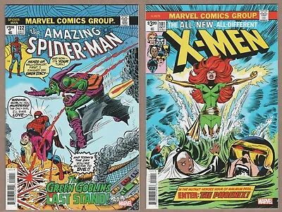 Buy Facsimile Edition Lot: Amazing Spider-Man 122 & Uncanny X-Men 101 ROMITA COCKRUM • 9.64£