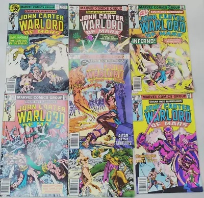 Buy John Carter: Warlord Of Mars #22,24,25,26,27,28 & Annual #3 Marvel 1979 Comics • 15.98£
