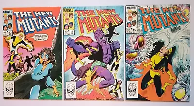 Buy The New Mutants #13, #14, #15, VFN-, 1st Illyana Rasputin As Magik, 1984. X-Men. • 33.95£