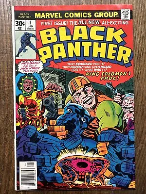 Buy Black Panther #1 (1977) 1st Solo Issue - FN+ - Marvel Comics - Classic Kirby • 15£