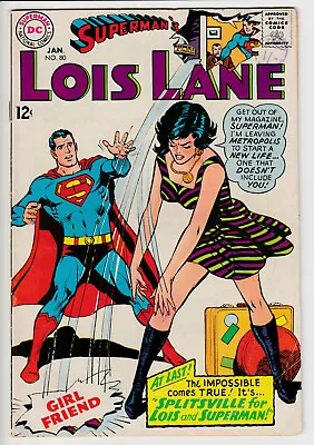 Buy Superman's Girlfriend, Lois Lane #80 - 1968 - Vintage DC 15¢ - DC, Batman Joker • 0.99£