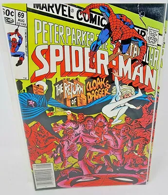 Buy Spectacular Spider-man #69 Cloak & Dagger Appearance *1982* Newsstand 9.2 • 14.22£