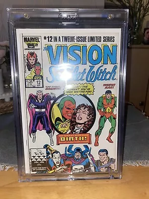 Buy Vision And Scarlet Witch #12 1st App. Wiccan & Speed NM- • 30£