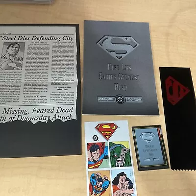 Buy Dc Comics Superman 75 Jan.1993 All Inserts And Poster Included • 24.07£