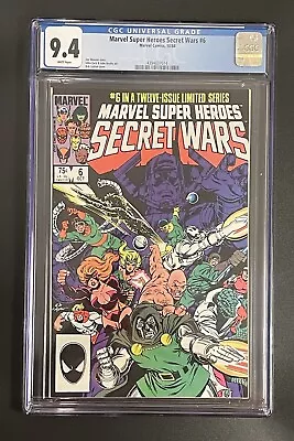 Buy Marvel Super Heroes Secret Wars 6 1984 CGC 9.4 • 47.44£