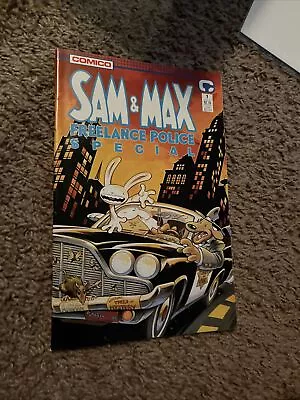 Buy Sam & Max Freelance Police Special #1 Comico 1989 Steve Purcell • 20.02£